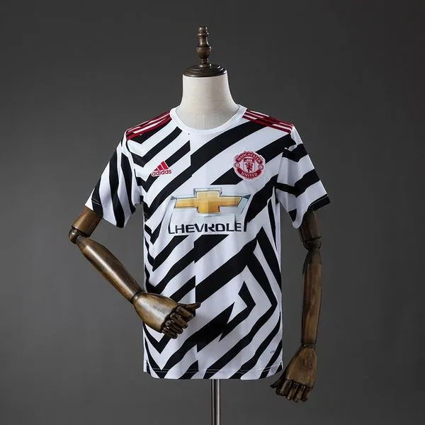 Camiseta de fútbol Manchester United 2020/21 TERCERA MANGA CORTA VERSION FAN